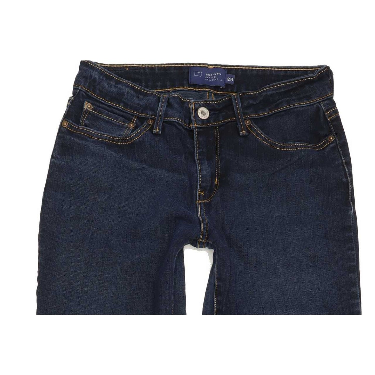 Levi's Bold Curve Women Blue Straight Classic Stretch Jeans W29 L31