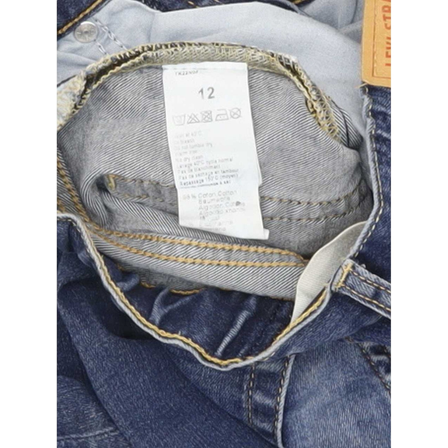 Levi's 520 Kids Blue Tapered Slim Stretch Jeans W25 L28