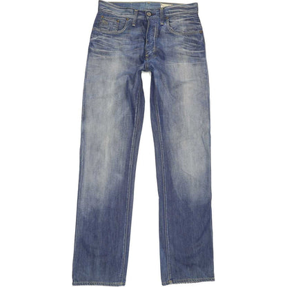 G-Star 3301 Men Blue Straight Regular Jeans W30 L34