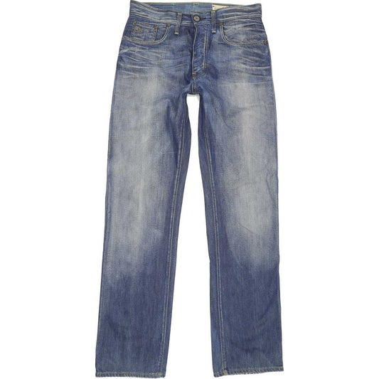 G-Star 3301 Men Blue Straight Regular Jeans W30 L34