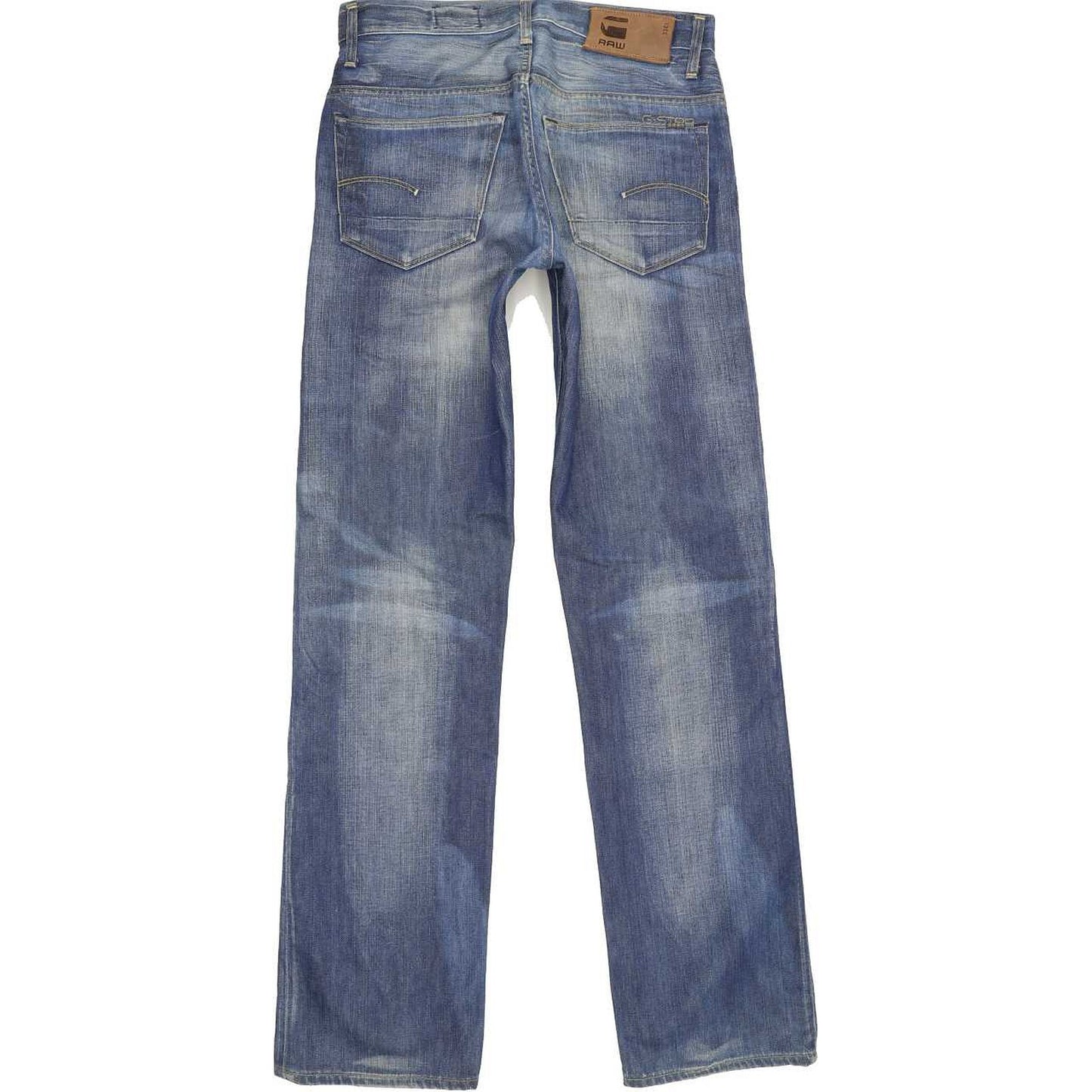 G-Star 3301 Men Blue Straight Regular Jeans W30 L34