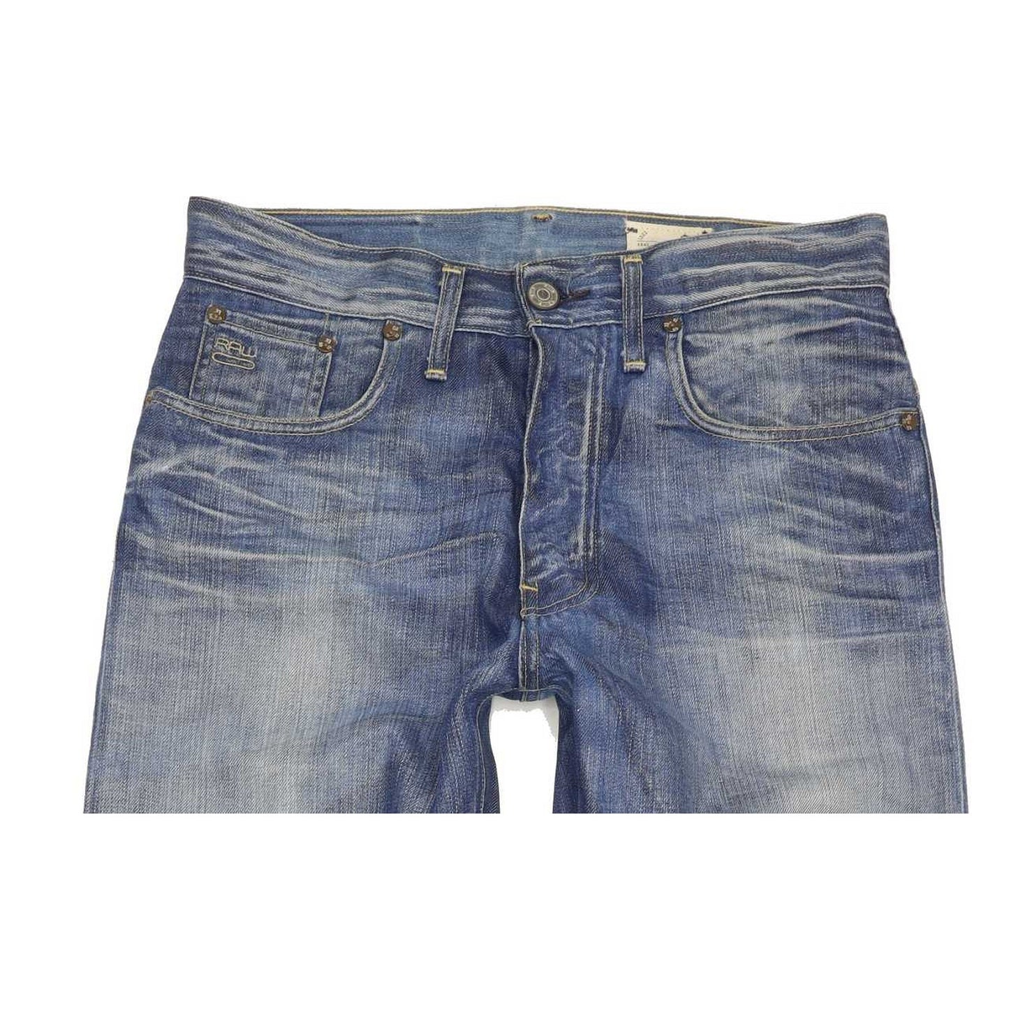 G-Star 3301 Men Blue Straight Regular Jeans W30 L34