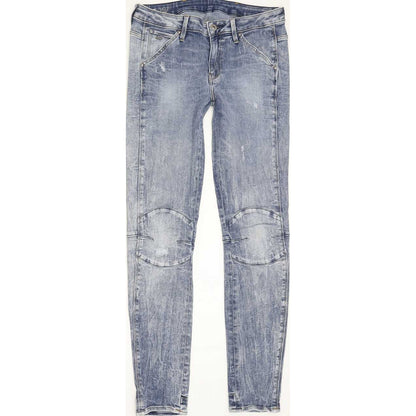 G-Star 5622 Mid Women Blue Skinny Slim Stretch Jeans W28 L29