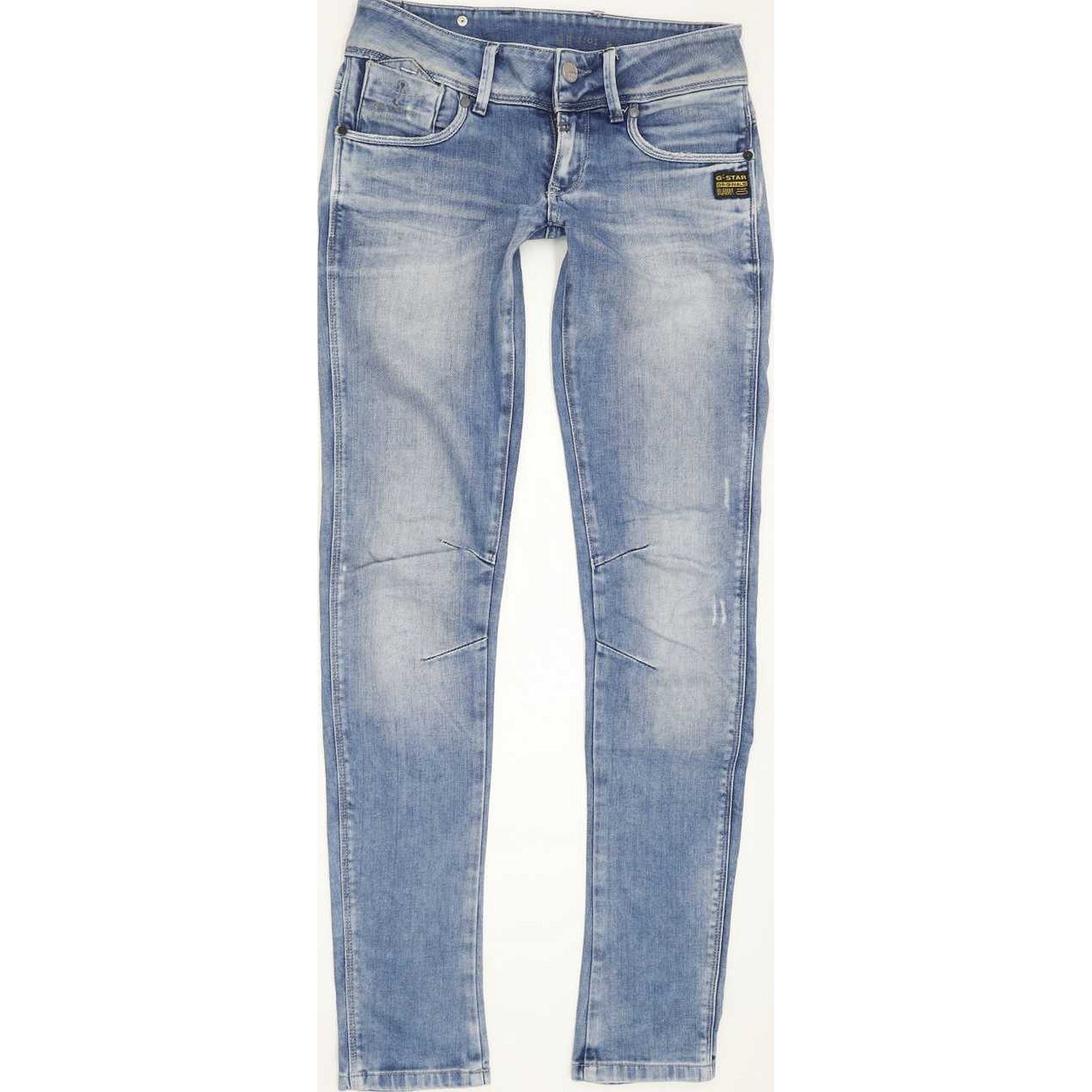 G-Star Fender Women Blue Skinny Slim Jeans W25 L31