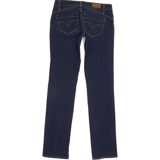 Levi's Women Blue Straight Slim Jeans W28 L31