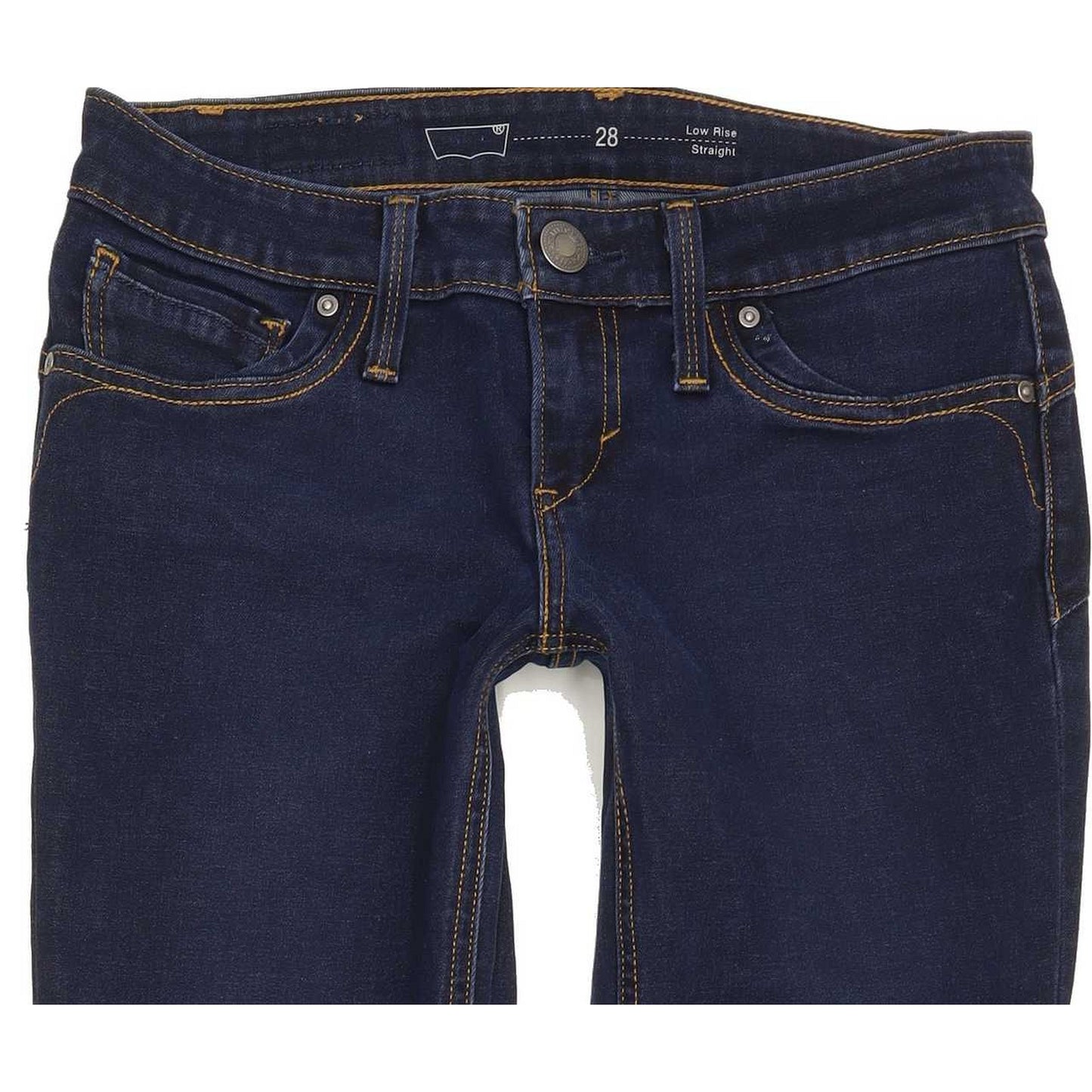 Levi's Women Blue Straight Slim Jeans W28 L31