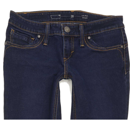 Levi's Women Blue Straight Slim Jeans W28 L31