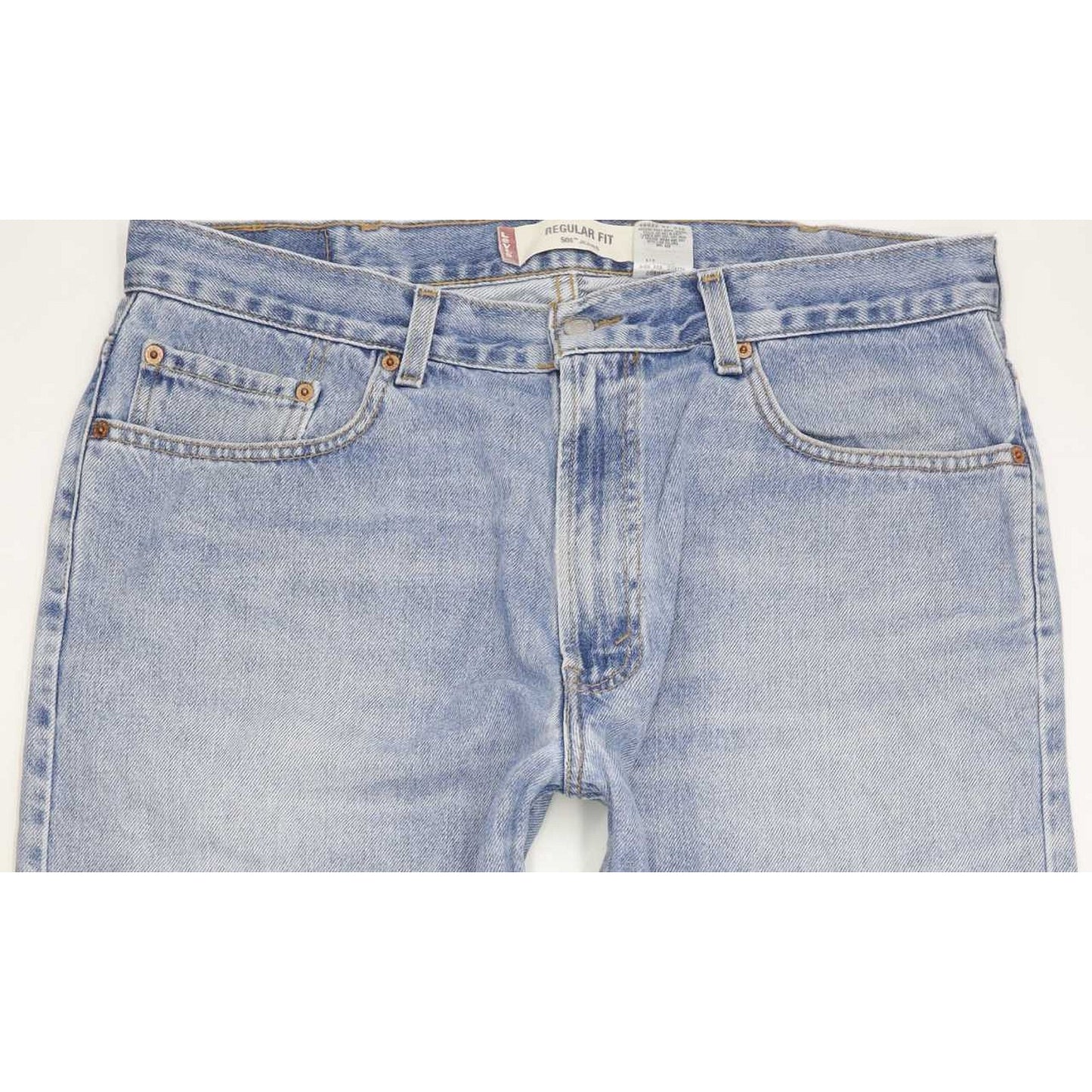 Levi's 505 Men Blue Straight Regular Jeans W38 L29