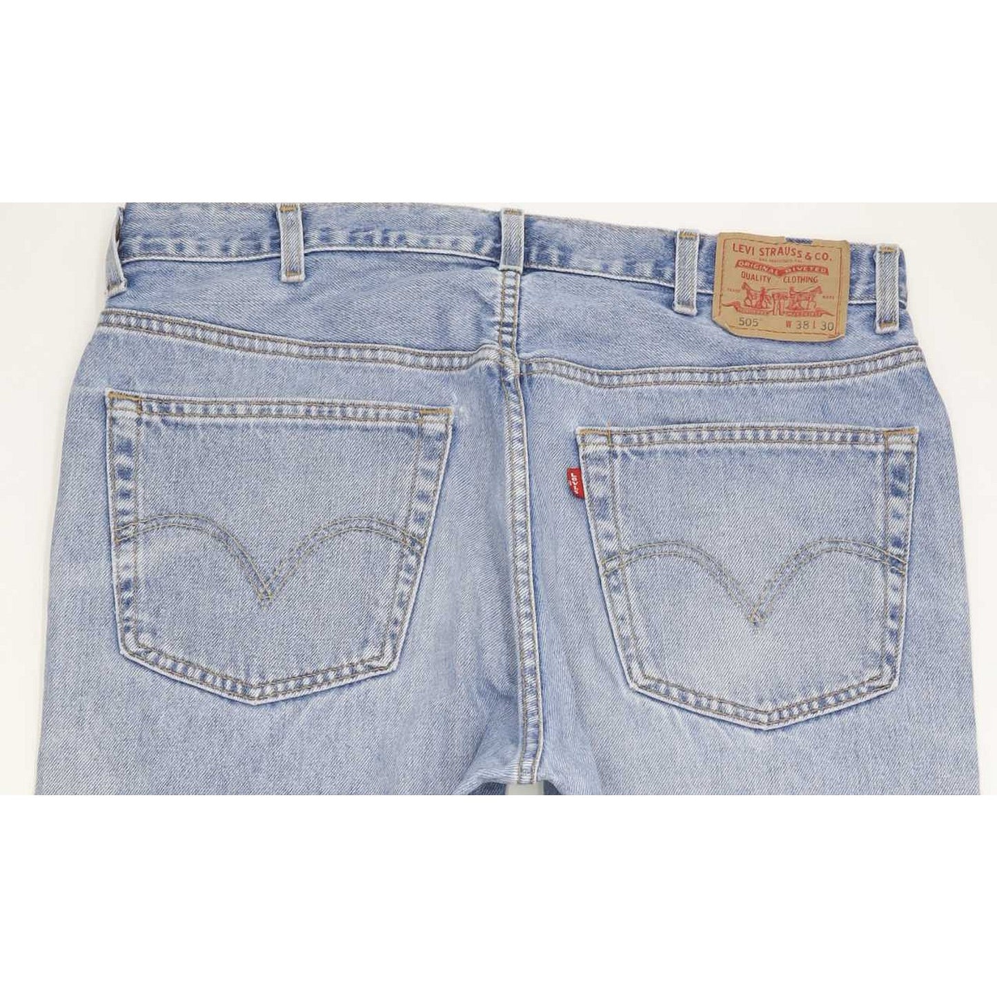 Levi's 505 Men Blue Straight Regular Jeans W38 L29