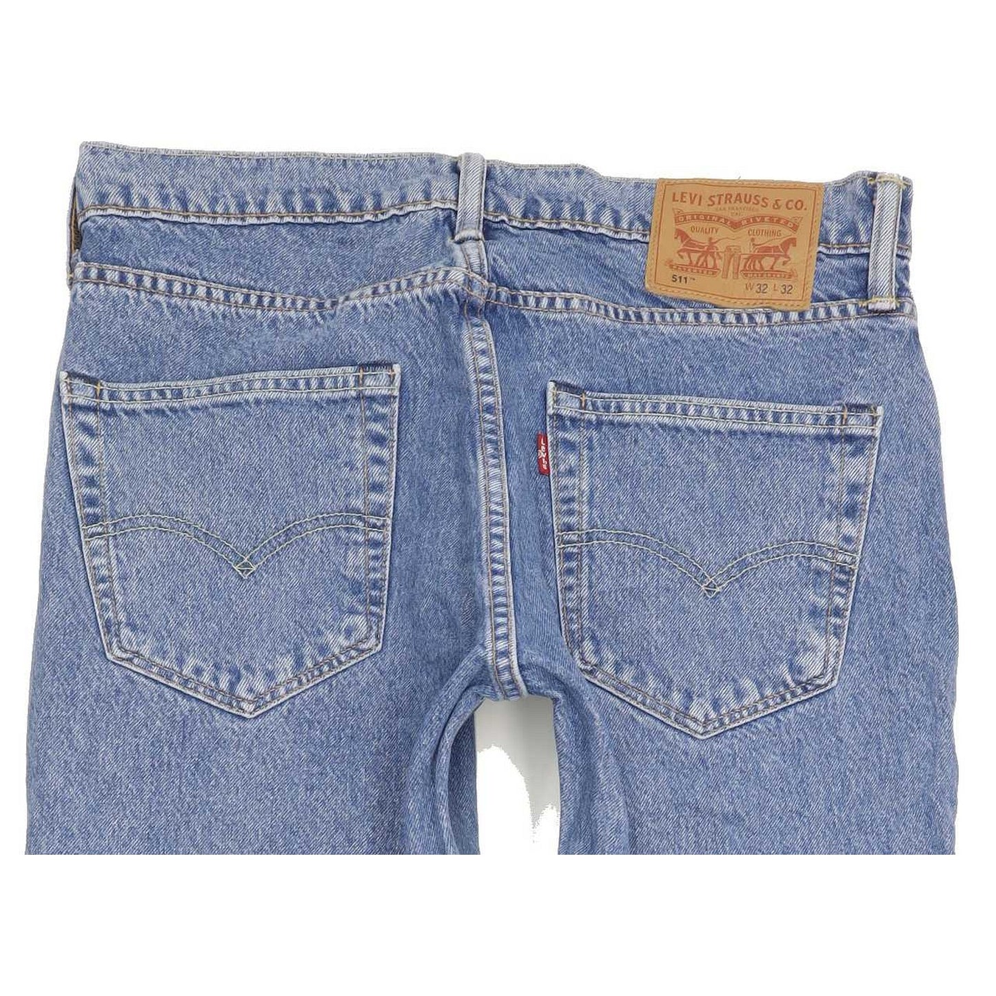 Levi's 511 Men Blue Straight Slim Stretch Jeans W32 L32