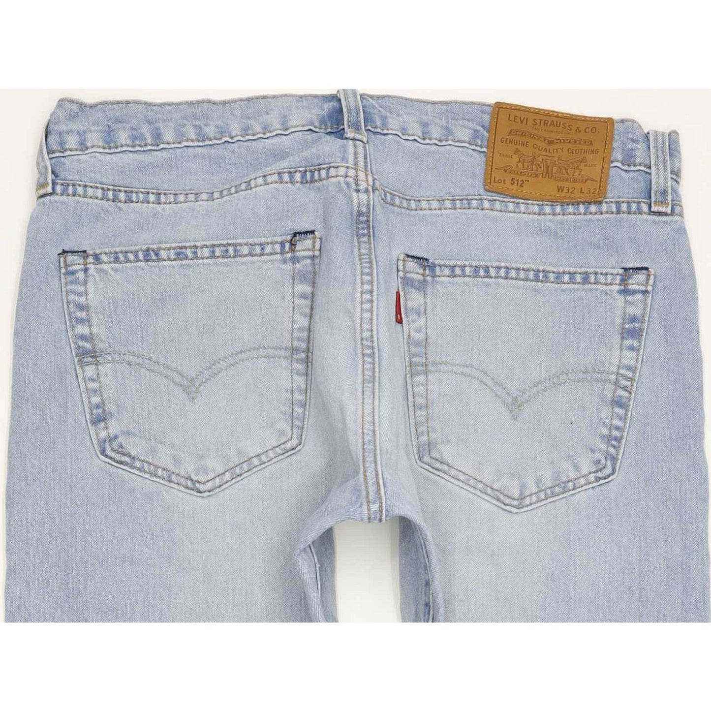 Levi's 512 Men Blue Tapered Slim Jeans W32 L30