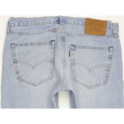 Levi's 512 Men Blue Tapered Slim Jeans W32 L30