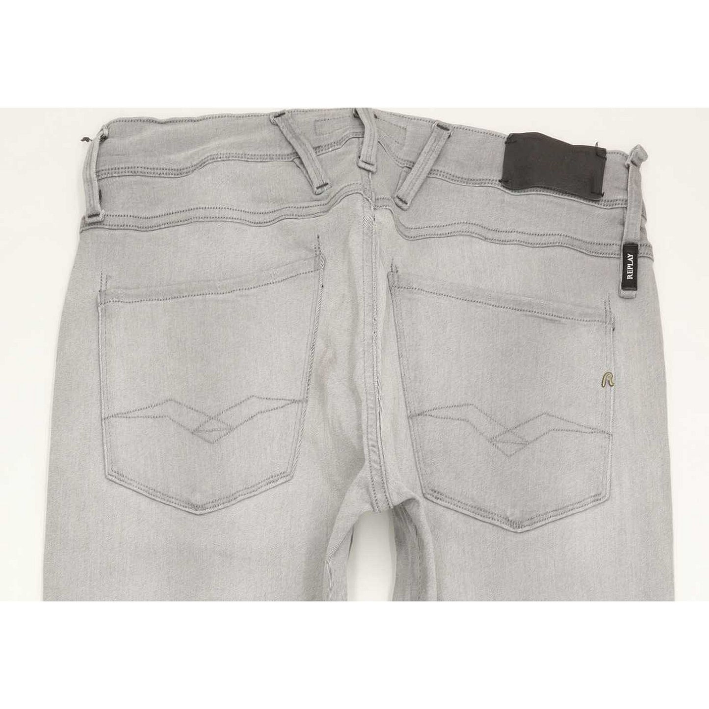 Replay Anbass Men Grey Straight Regular Jeans W30 L32