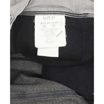 Replay Anbass Men Grey Straight Regular Jeans W30 L32