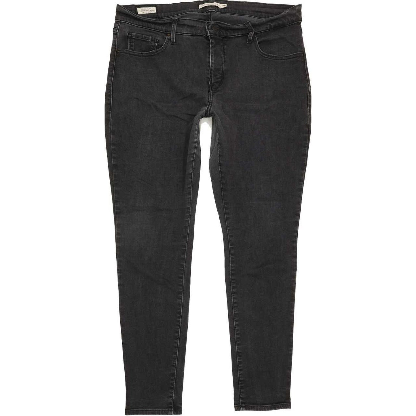 Levi's 310 Shaping Women Charcoal Skinny Slim Stretch Jeans W36 L29
