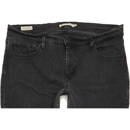 Levi's 310 Shaping Women Charcoal Skinny Slim Stretch Jeans W36 L29