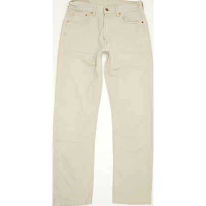 Levi's 551 Men Beige Straight Regular Jeans W32 L33