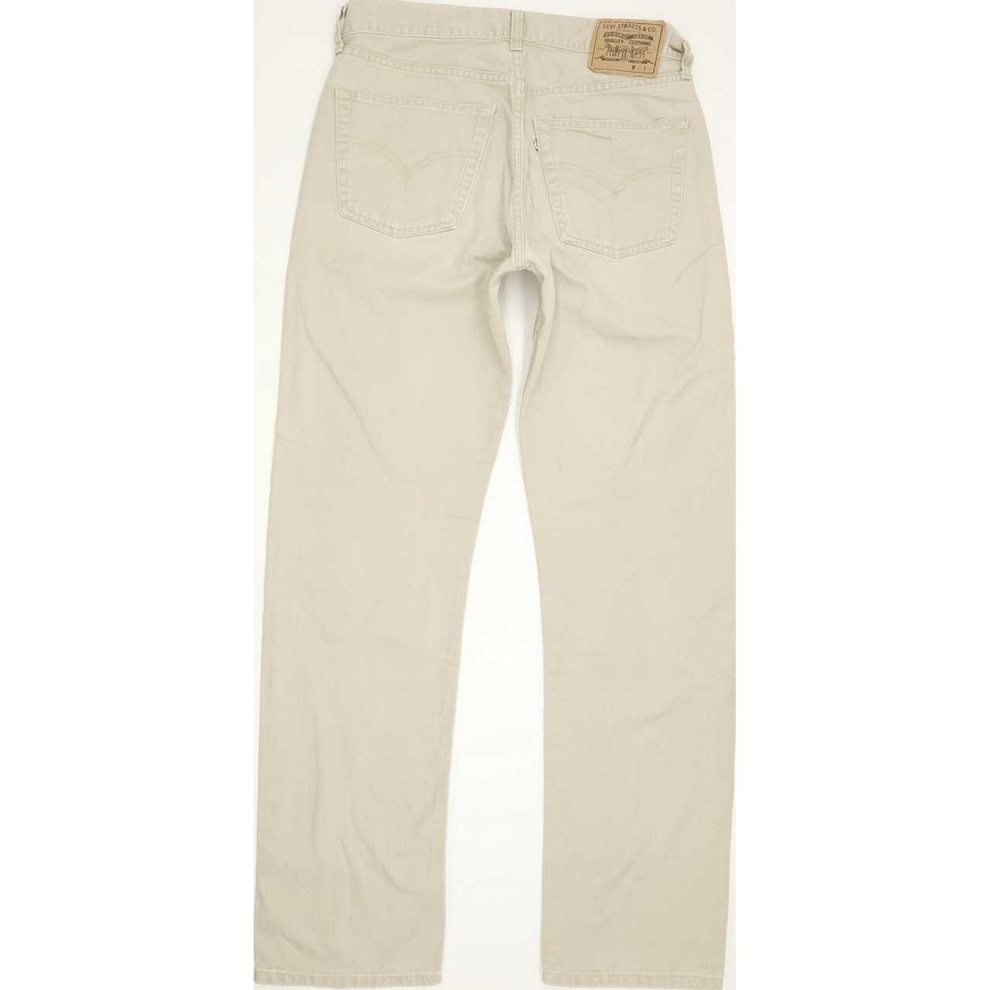 Levi's 551 Men Beige Straight Regular Jeans W32 L33