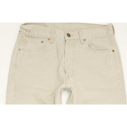 Levi's 551 Men Beige Straight Regular Jeans W32 L33