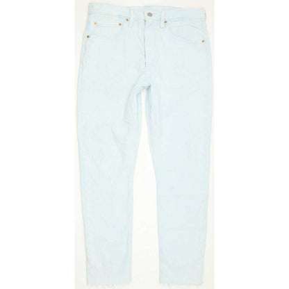 Levi's 502 Blue Tapered Slim Stretch Jeans High Waisted W31 L28
