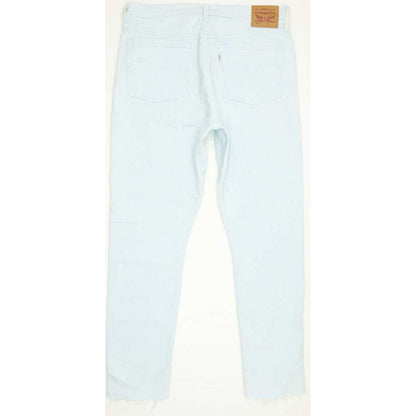 Levi's 502 Blue Tapered Slim Stretch Jeans High Waisted W31 L28