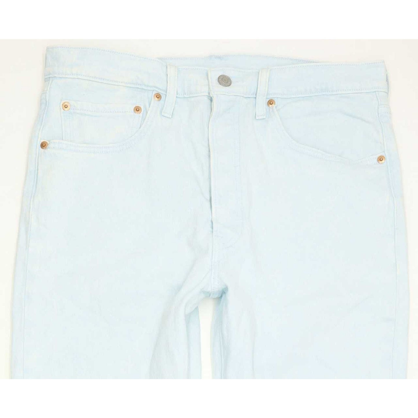 Levi's 502 Blue Tapered Slim Stretch Jeans High Waisted W31 L28