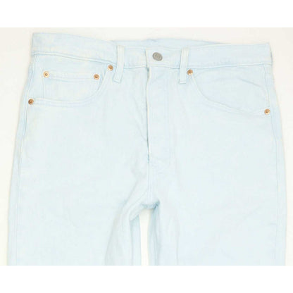 Levi's 502 Blue Tapered Slim Stretch Jeans High Waisted W31 L28