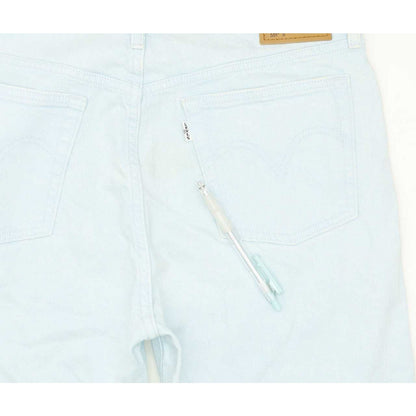 Levi's 502 Blue Tapered Slim Stretch Jeans High Waisted W31 L28