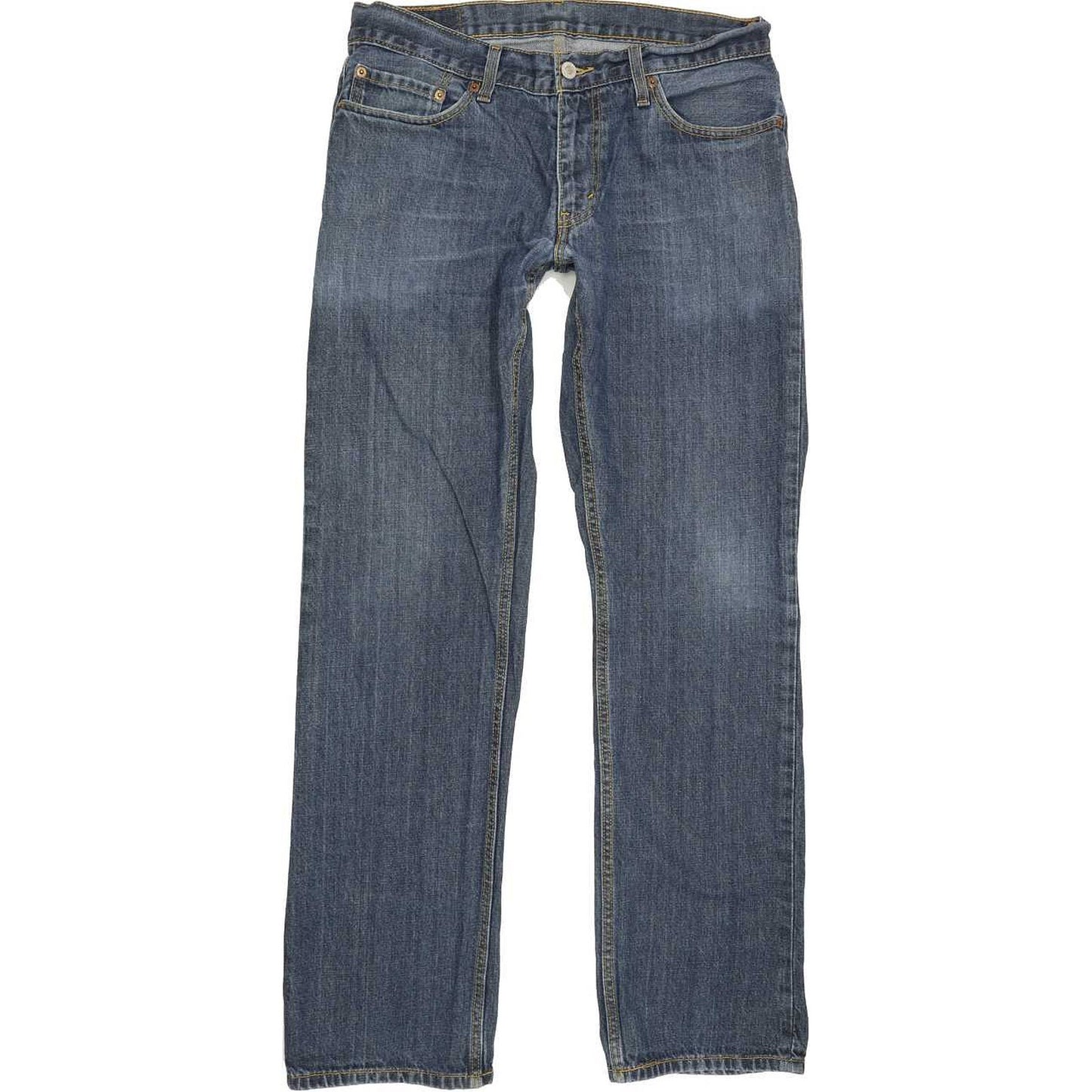 Levi's 514 Men Blue Straight Slim Jeans W34 L33
