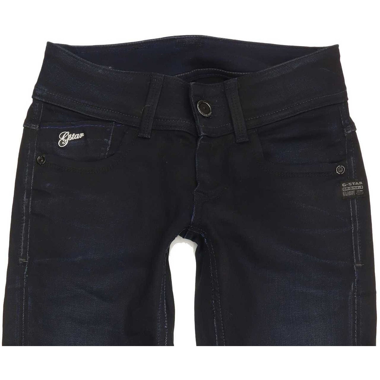 G-Star Women Navy Skinny Slim Jeans W26 L30