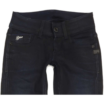G-Star Women Navy Skinny Slim Jeans W26 L30