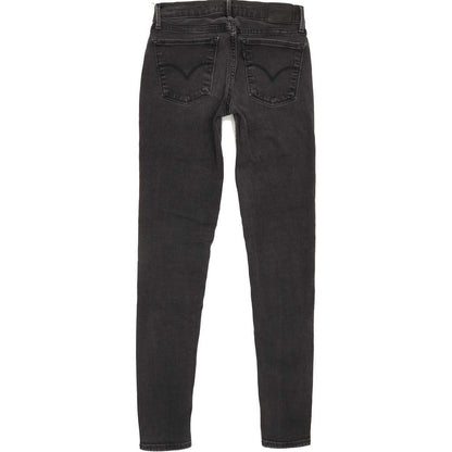 Levi's 710 Super Women Charcoal Skinny Slim Stretch Jeans W27 L29