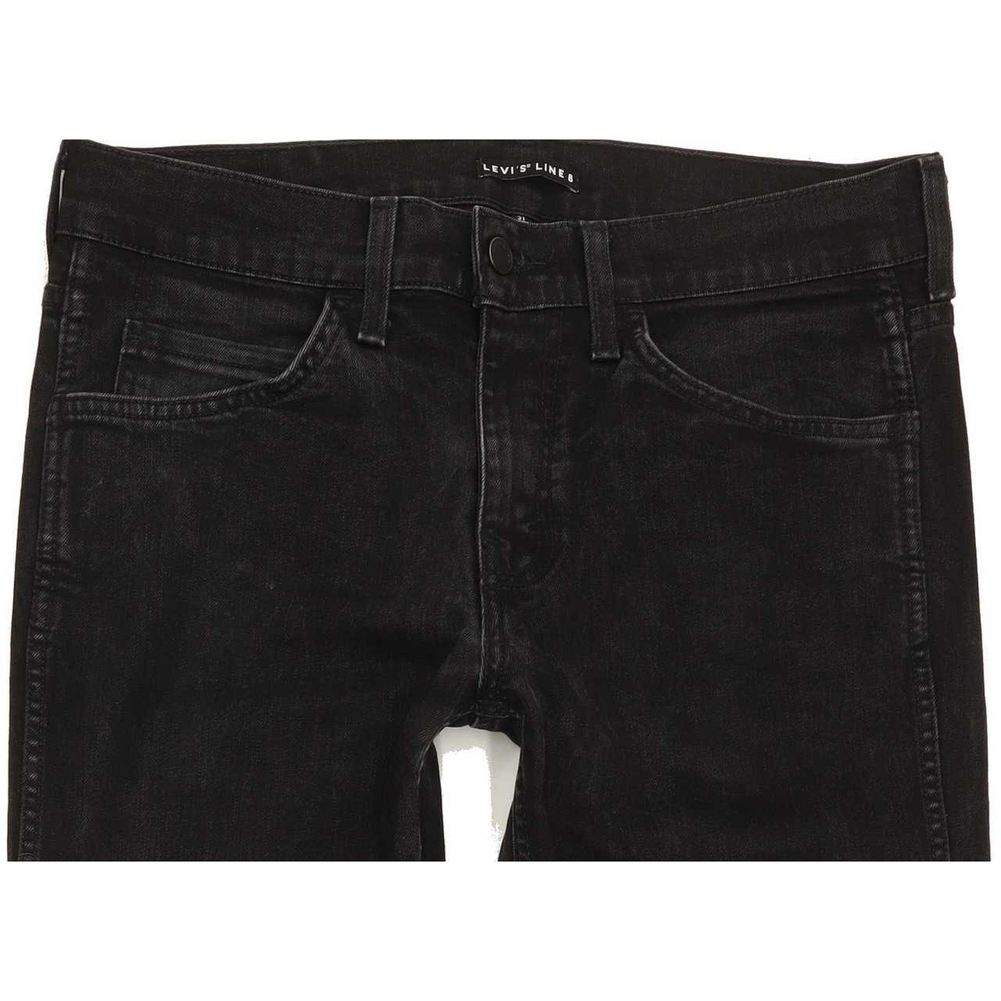 Levi's Line 8 Men Black Skinny Slim Stretch Jeans W31 L32
