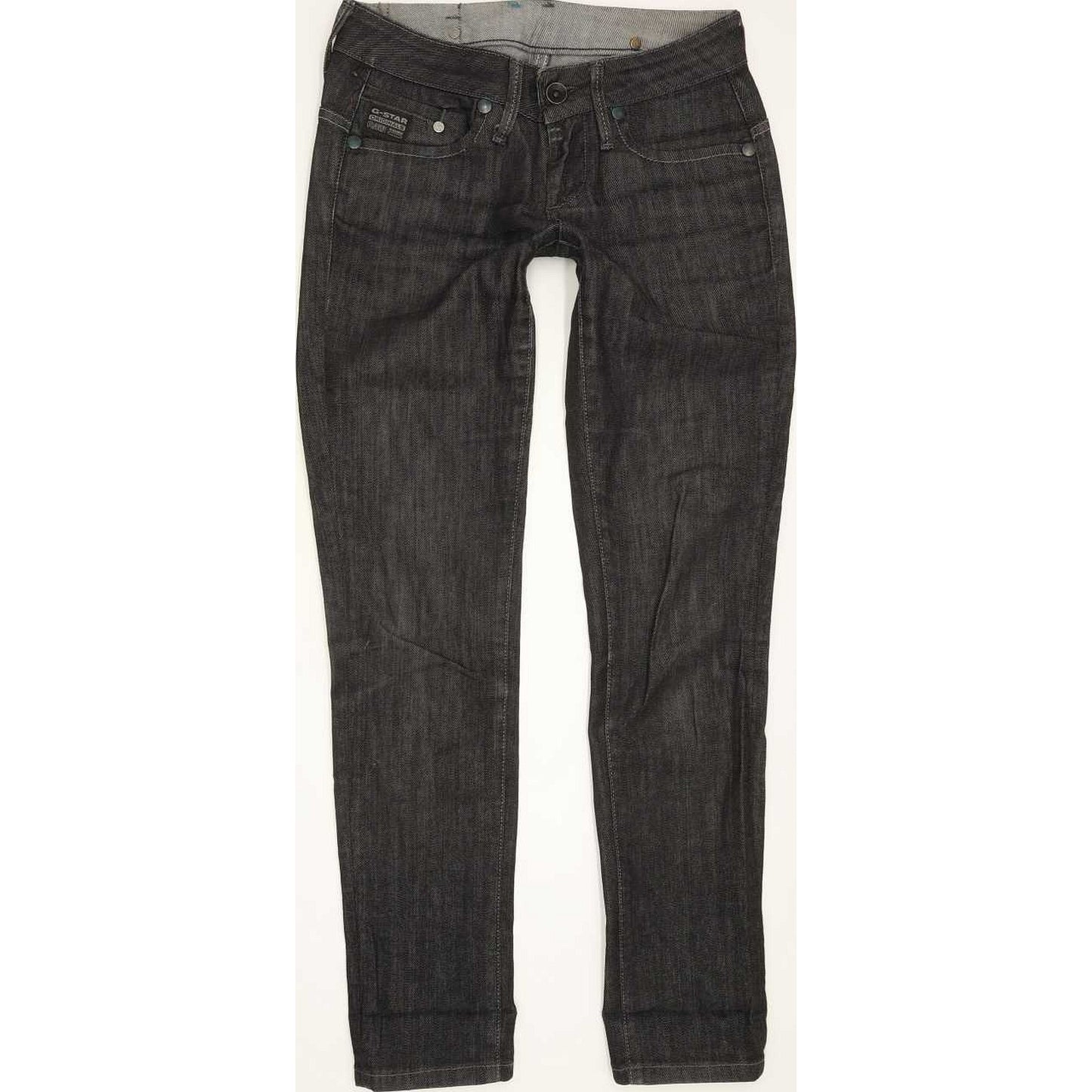 G-Star Women Charcoal Skinny Slim Jeans W26 L29