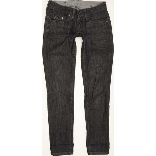G-Star Women Charcoal Skinny Slim Jeans W26 L29