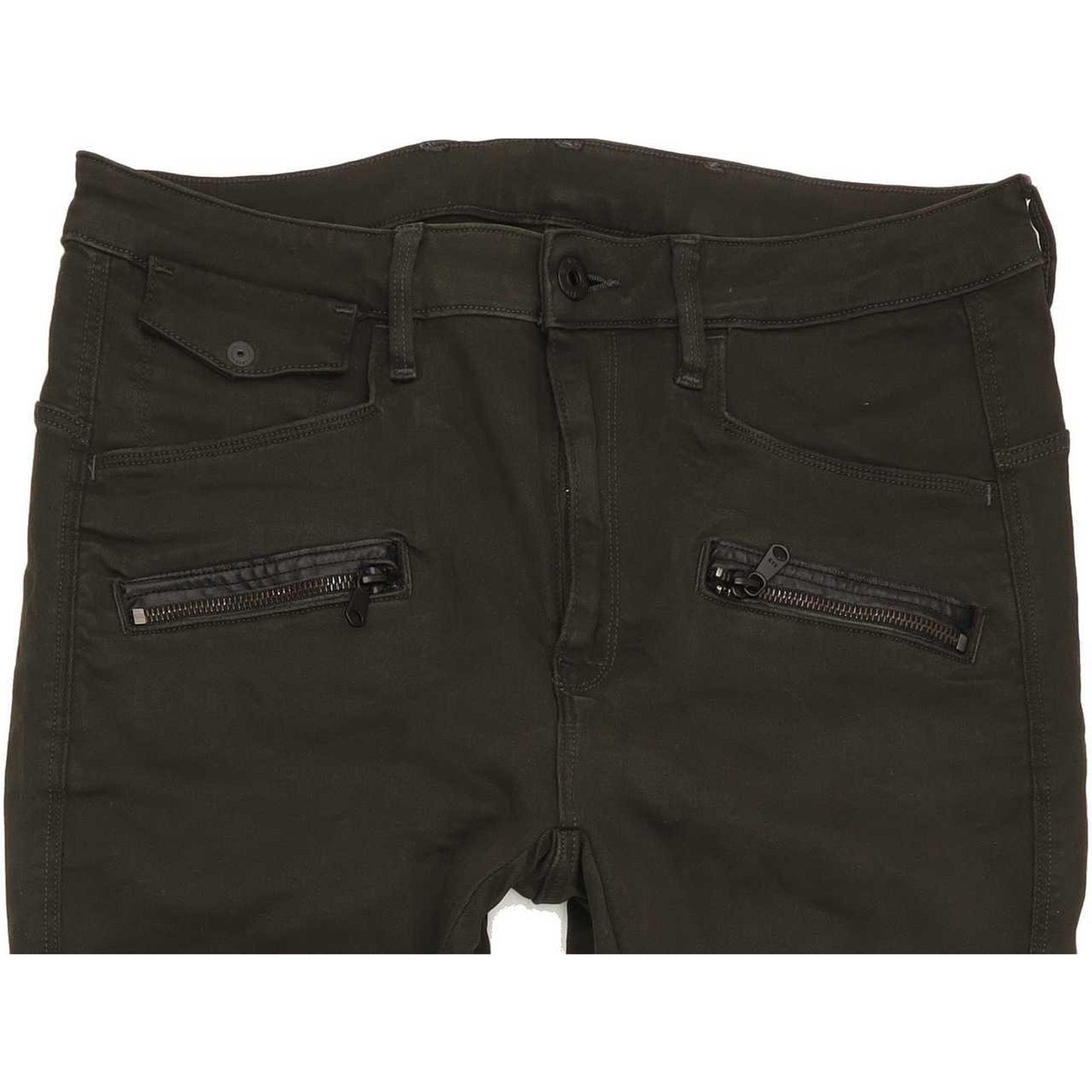 G-Star High Rise Women Khaki Skinny Jeans W28 L30
