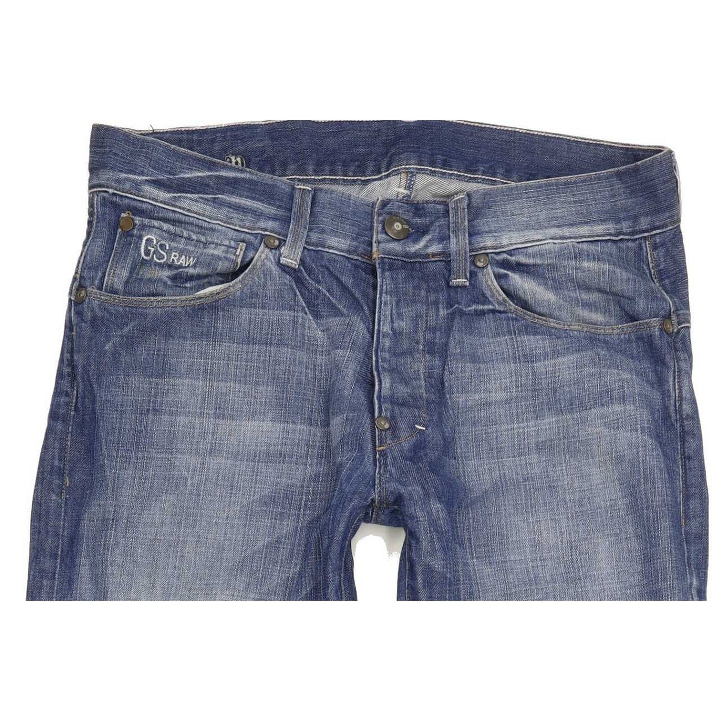 G-Star New Ruger Men Blue Straight Regular Jeans W33 L31