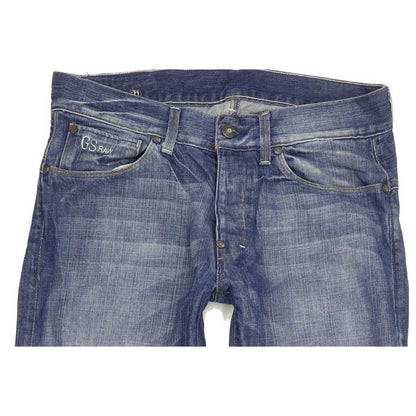 G-Star New Ruger Men Blue Straight Regular Jeans W33 L31