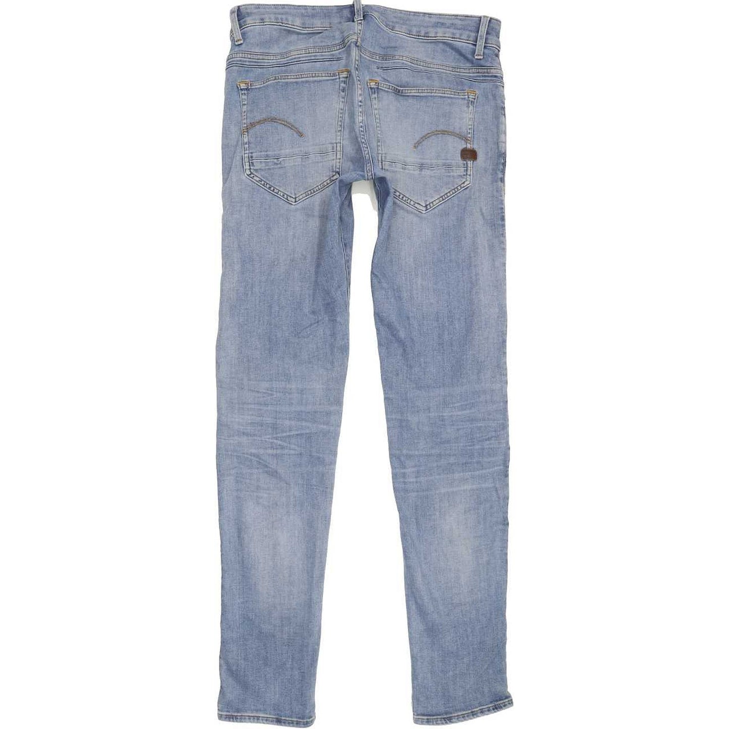 G-Star S-Staq 5-pkt Men Blue Straight Slim Stretch Jeans W32 L35