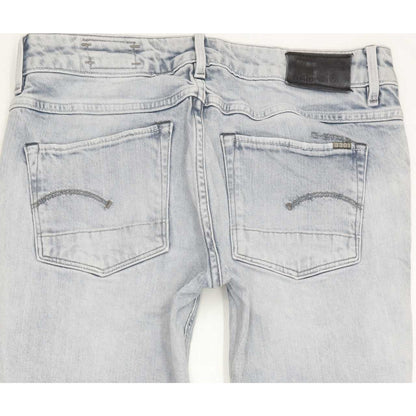 G-Star 3301 Women Blue Skinny Slim Jeans W26 L28
