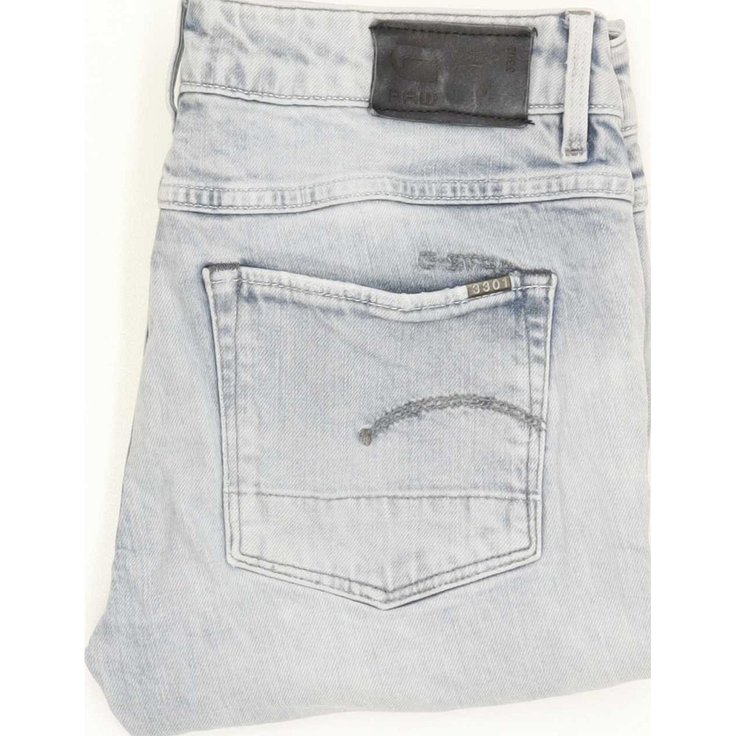 G-Star 3301 Women Blue Skinny Slim Jeans W26 L28