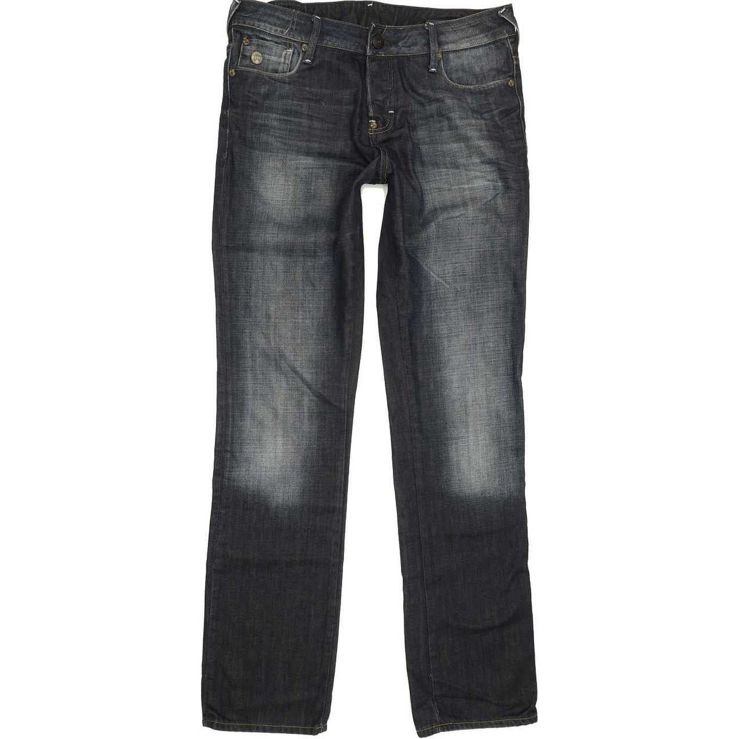 G-Star 3301 Men Blue Straight Regular Jeans W30 L34