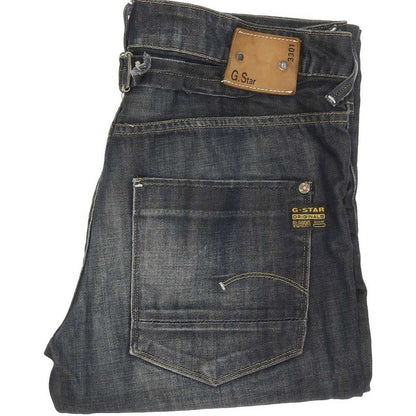 G-Star 3301 Men Blue Straight Regular Jeans W30 L34