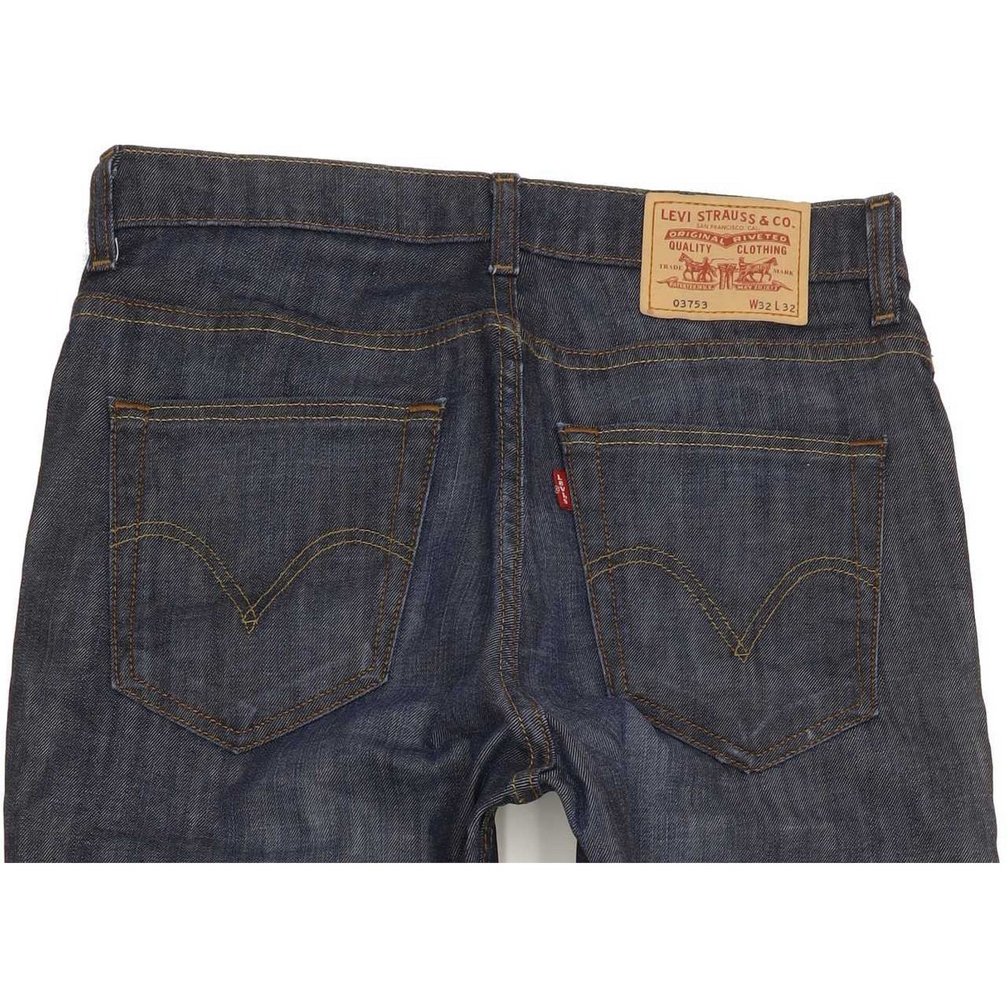 Levi's 753 Men Blue Straight Regular Stretch Jeans W32 L32