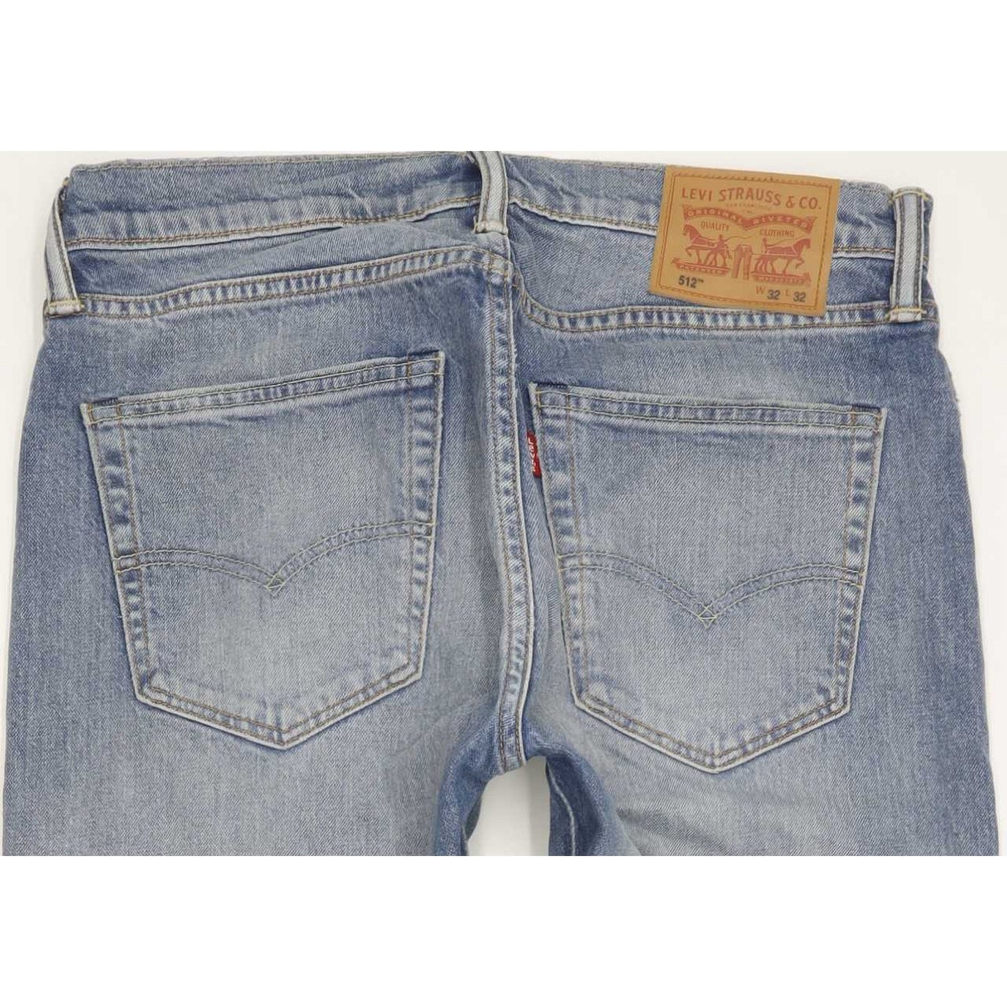 Levi's 512 Men Blue Tapered Slim Stretch Jeans W32 L31