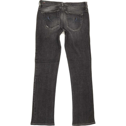 Diesel Liv 0085G Women Charcoal Straight Regular Stretch Jeans W30 L30