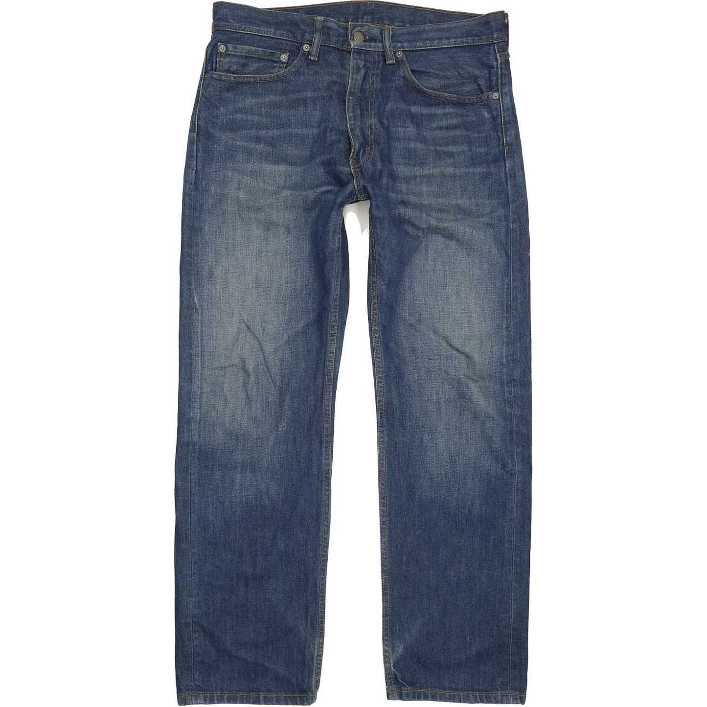 Levi's 505 Men Blue Straight Regular Jeans W35 L30
