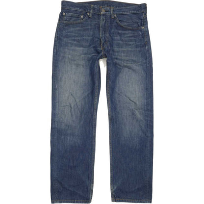 Levi's 505 Men Blue Straight Regular Jeans W35 L30