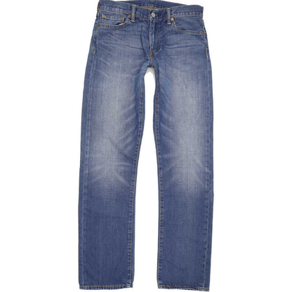 Levi's Men Blue Straight Regular Jeans W32 L33