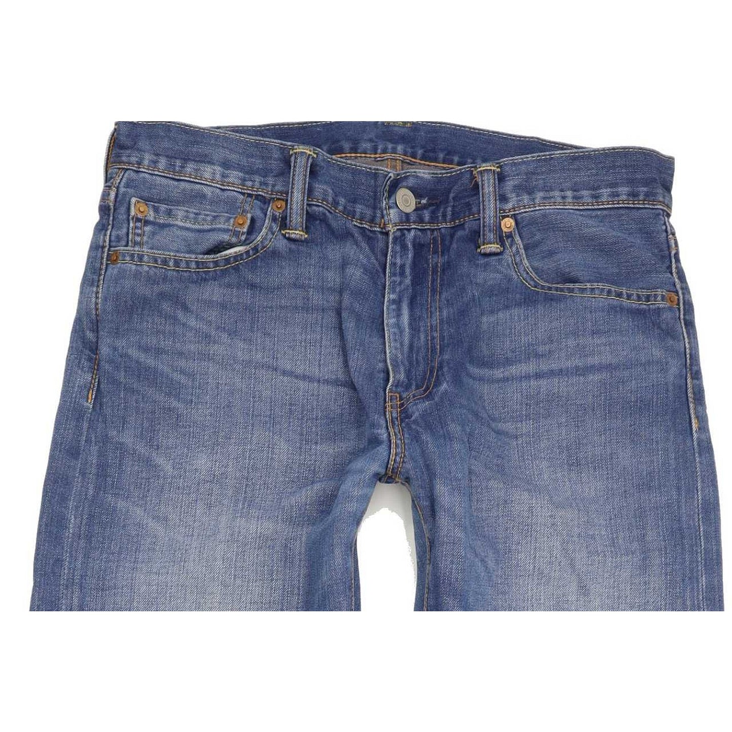 Levi's Men Blue Straight Regular Jeans W32 L33